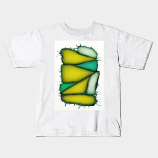 Crushed yellow Kids T-Shirt